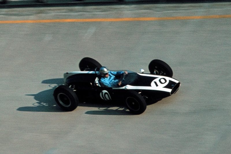 Jack Brabham in his Cooper T58.