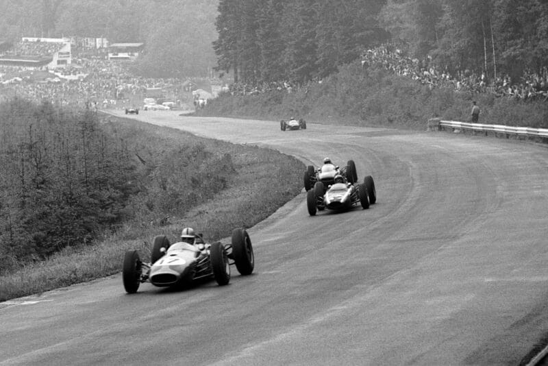 Jack Brabham in his Brabham BT3.