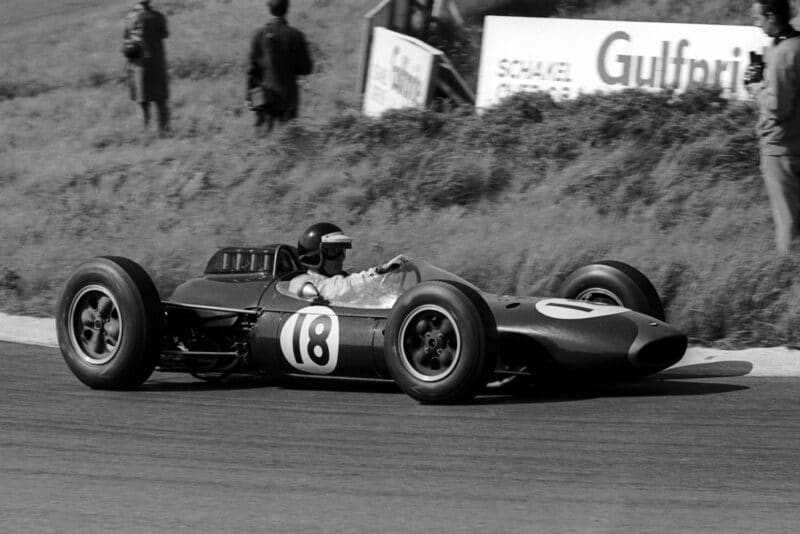 Dan Gurney driving his Brabham BT7.