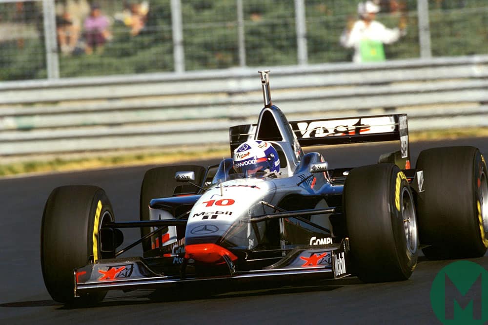 David Coulthard in his McLaren-Mercedes at 1997 Canadian Grand Prix