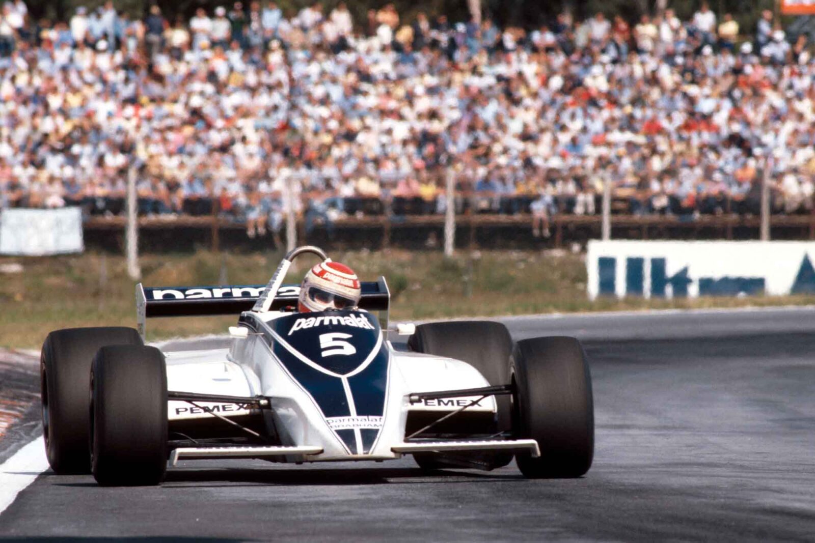 Nelson Piquet in his Brabham 1981 Argentina Grand Prix