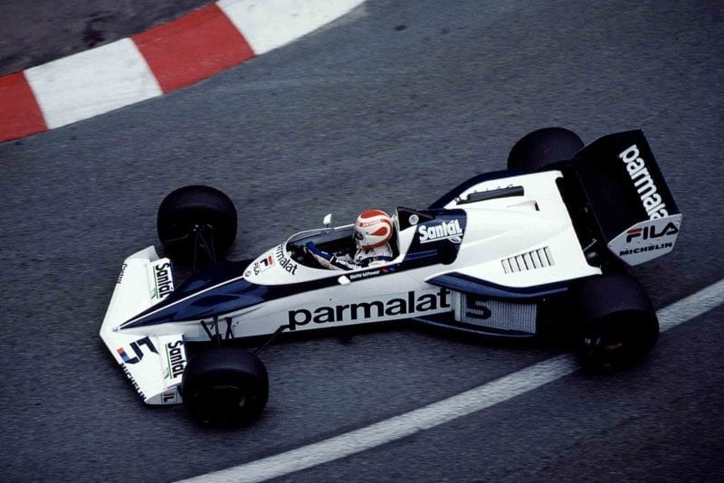 Nelson Piquet at Monaco in his Brabham 1983