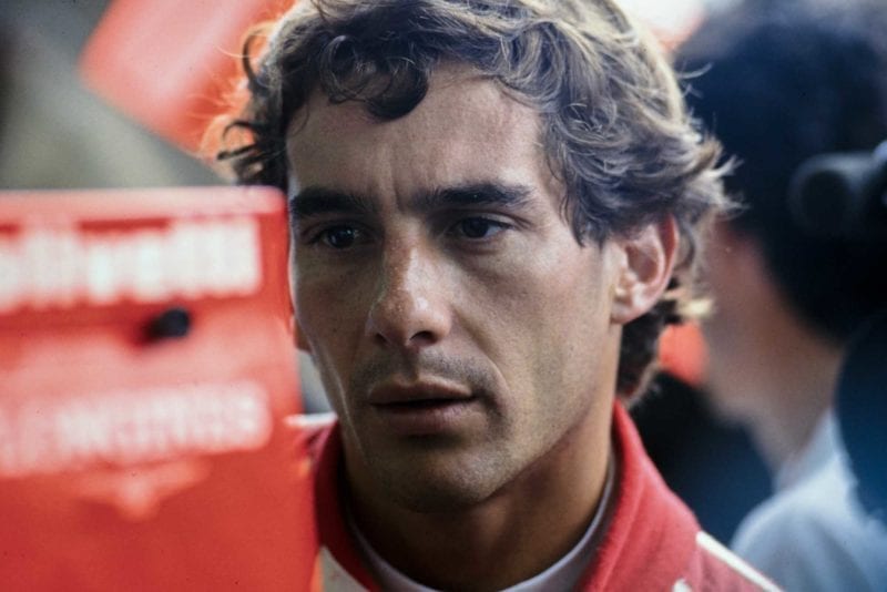 Ayrton Senna at Brazilian GP 1991