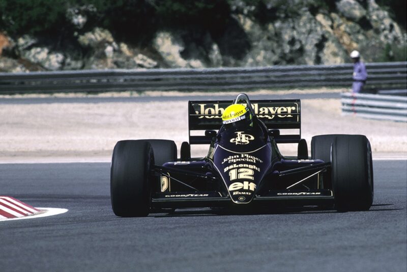 At Estoril during the 1986 F1 season, Keke Rosberg drove a Yellow