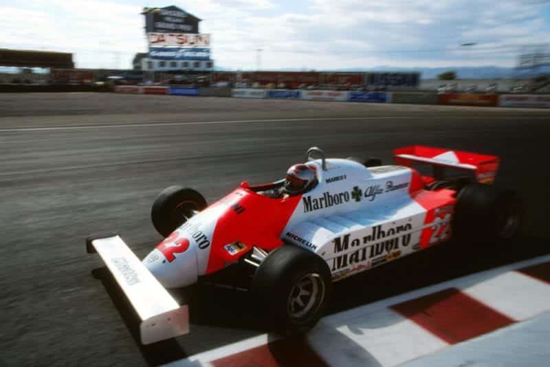 Mario Andretti, Alfa Romeo 179C, retired with rear suspension failure.