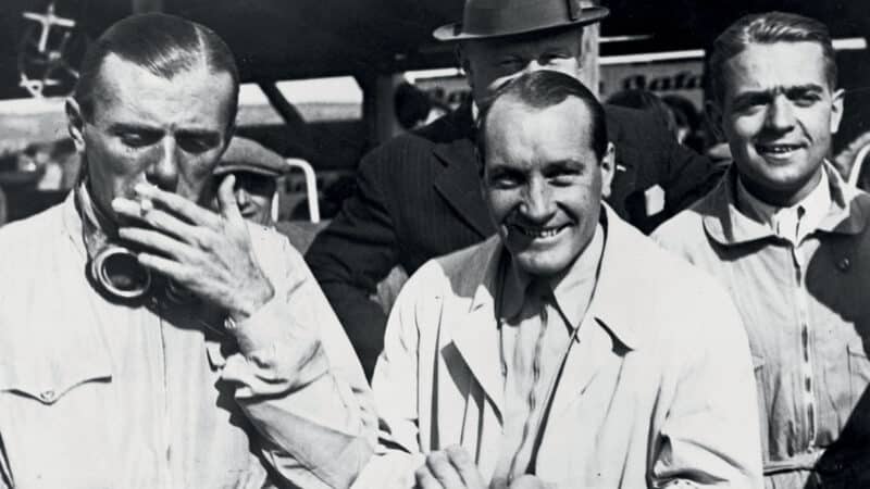 Achille Varzi, Hans Stuck and Bernd Rosemeyer in the 1935 season. copy