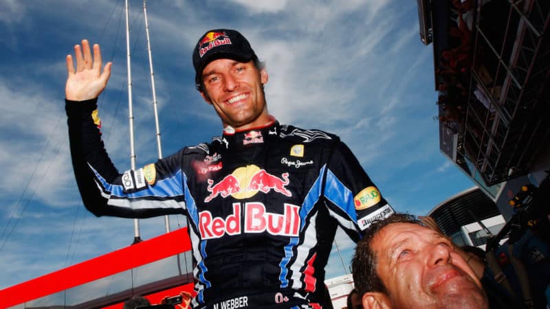2010 British GP Mark webber Red Bull 3