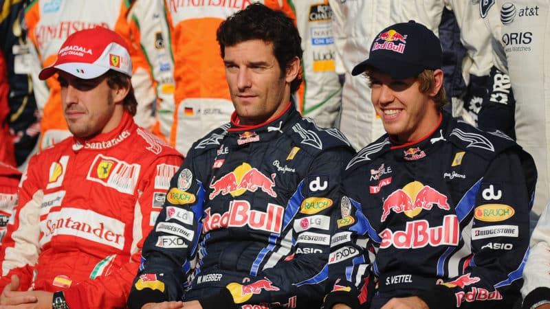 Alonso Webber Vettel Bahrain 2010