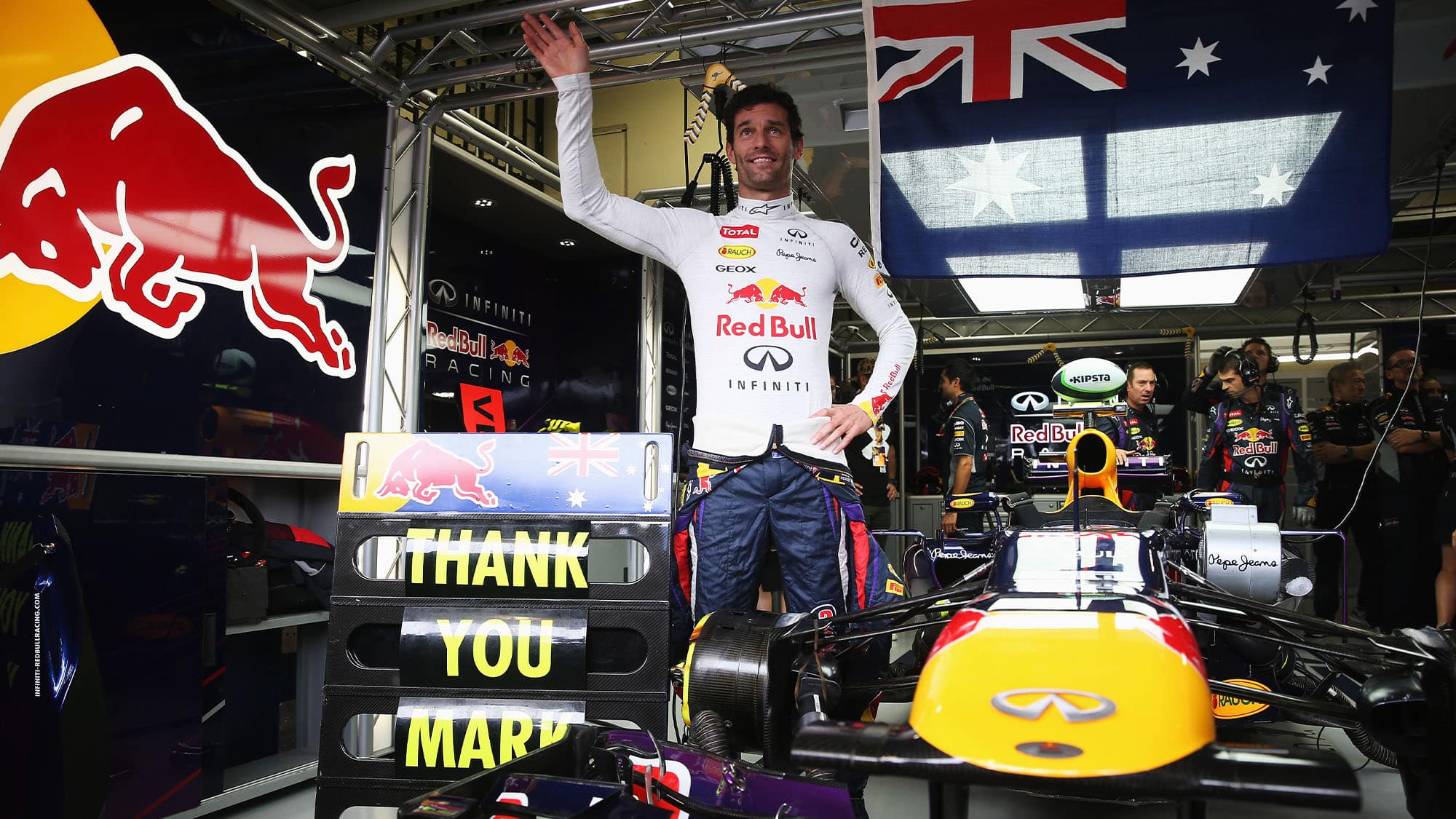 Mark Webber 2013 Abu Dhabi GP Red Bull