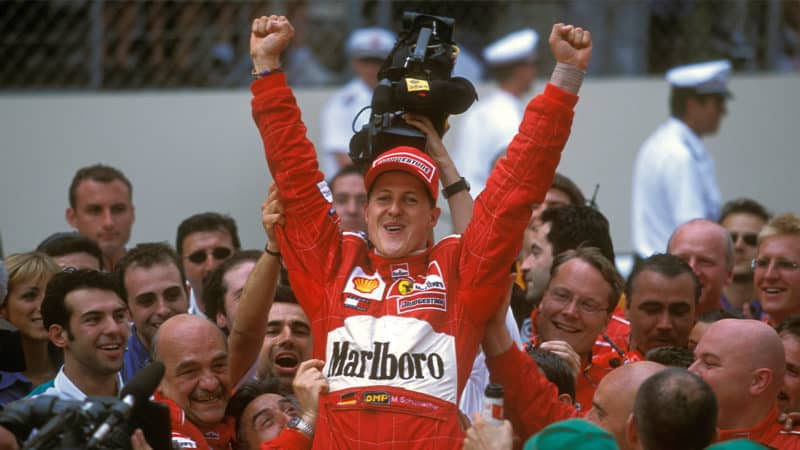 Michael Schumacher Ferrarri F1 driver 2001 Monaco GP