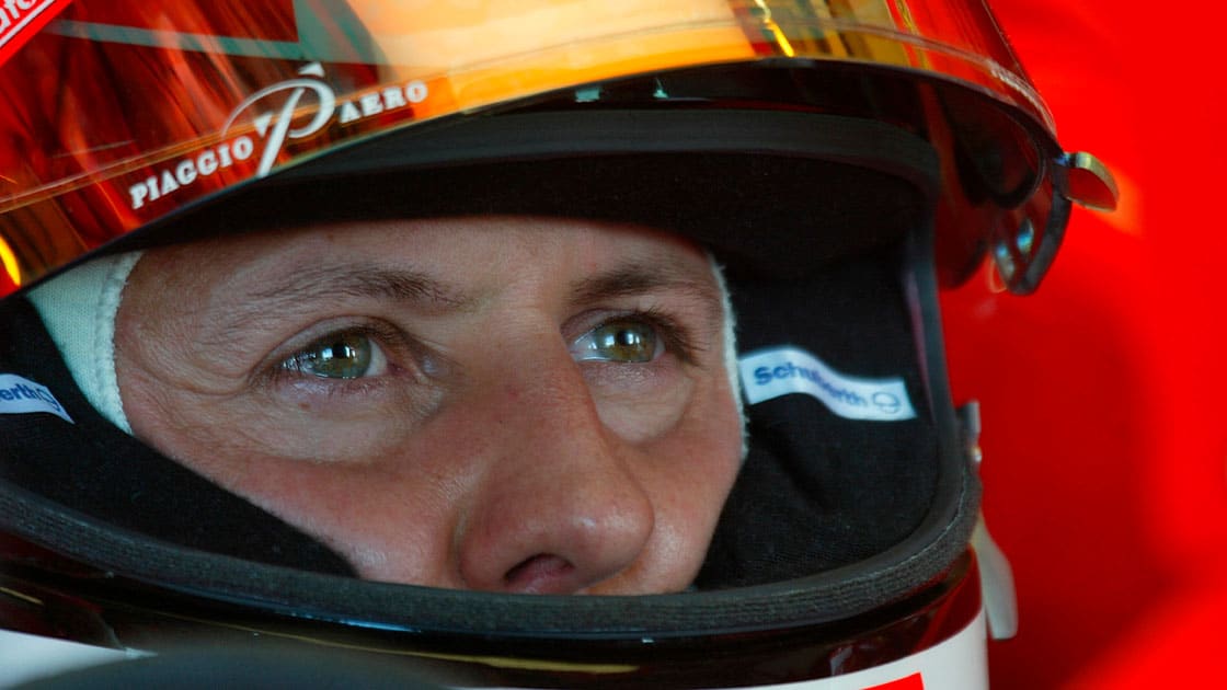 Michael Schumacher Ferrarri F1 driver 2003 British GP