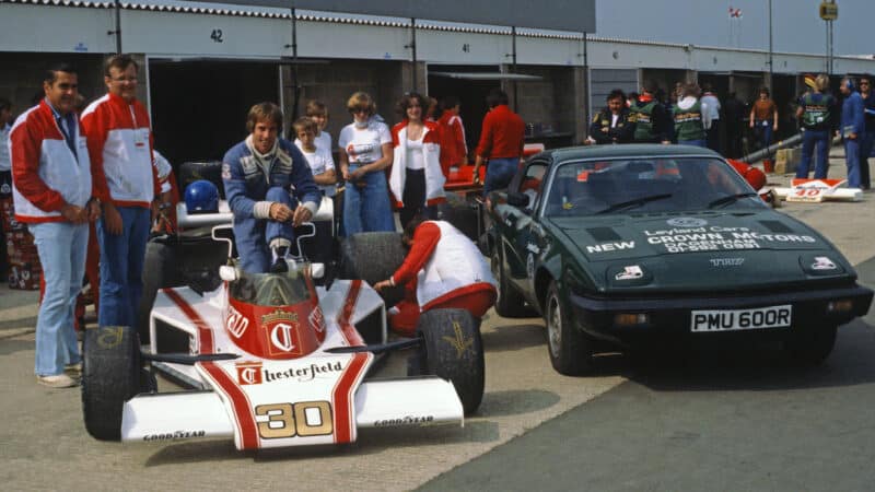 Brett Lunger BS Fabrications 1977 British GP Silverstone