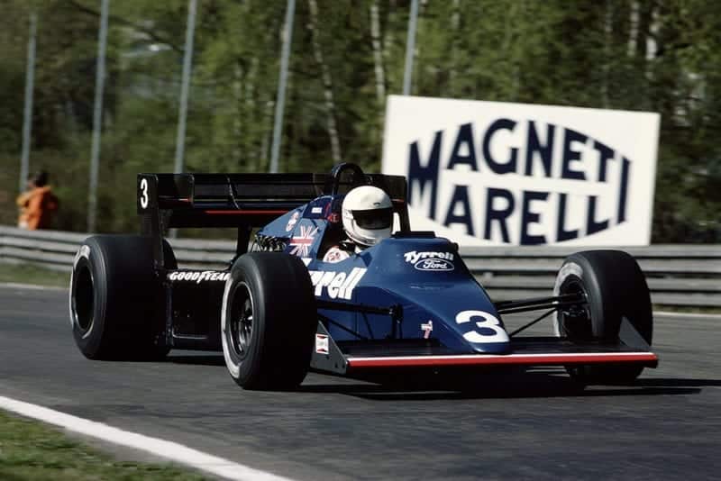 Martin Brundle in a Tyrrell 012 Ford.
