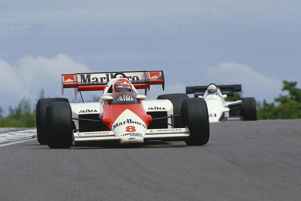 Winner Niki Lauda in his McLaren MP4/2.
