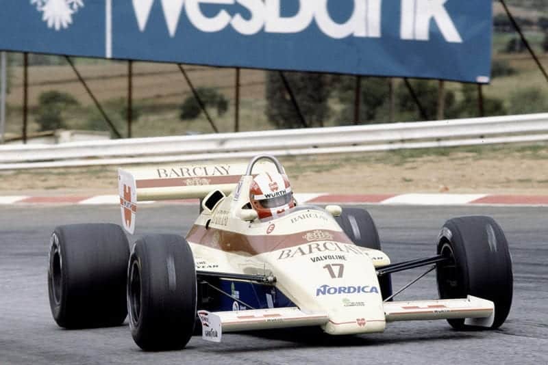 Marc Surer in his Arrows A6 Ford.