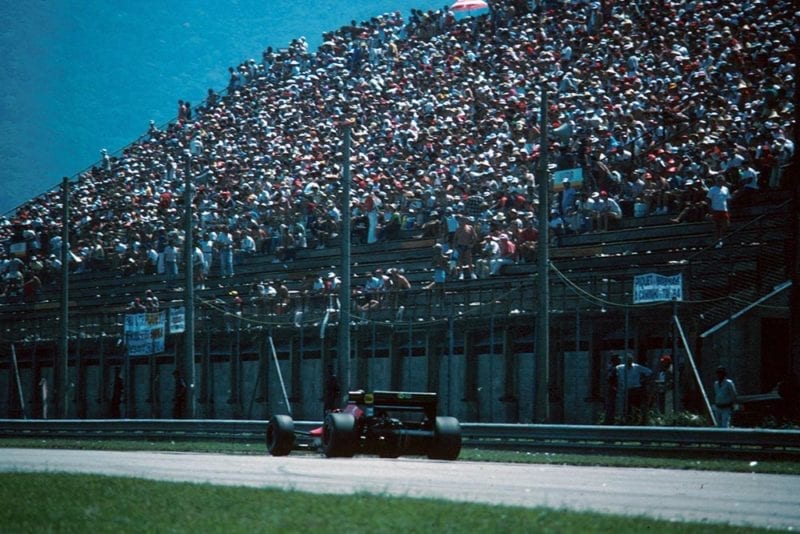 Huge crowds for the Brazilian GP.