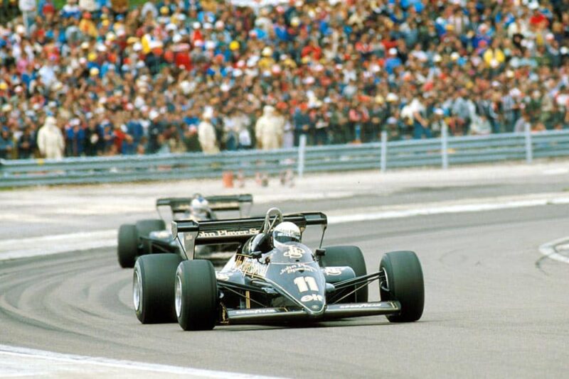 Elio de Angelis in his Louts 95T.