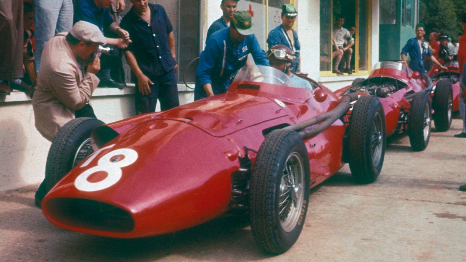 Juan Manuel Fangio Maserati 250f 1957 French Grand Prix Rouen