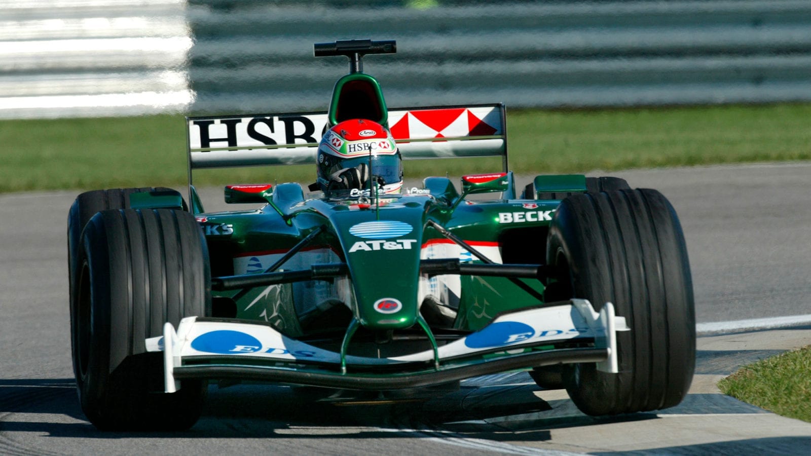 Justin Wilson Jaguar British Grand Prix Silverstone 2003