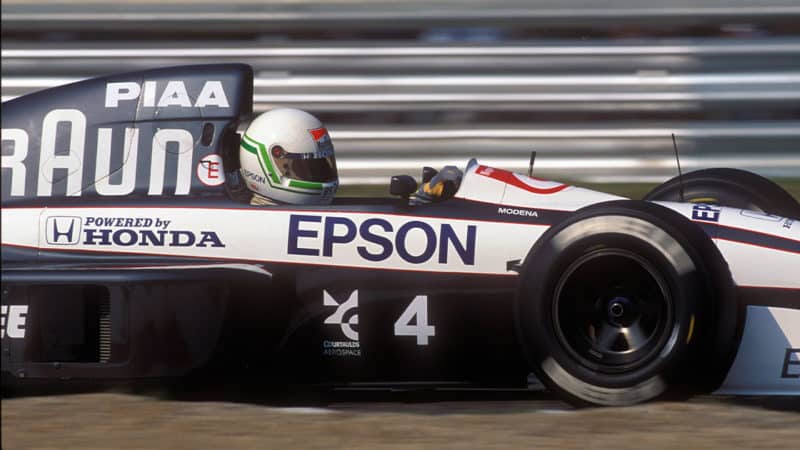 Tyrrell-driver-Stefano-Modena-in-1991