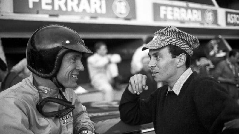 Dan-Gurney-with-Jim-Clark-in-1962