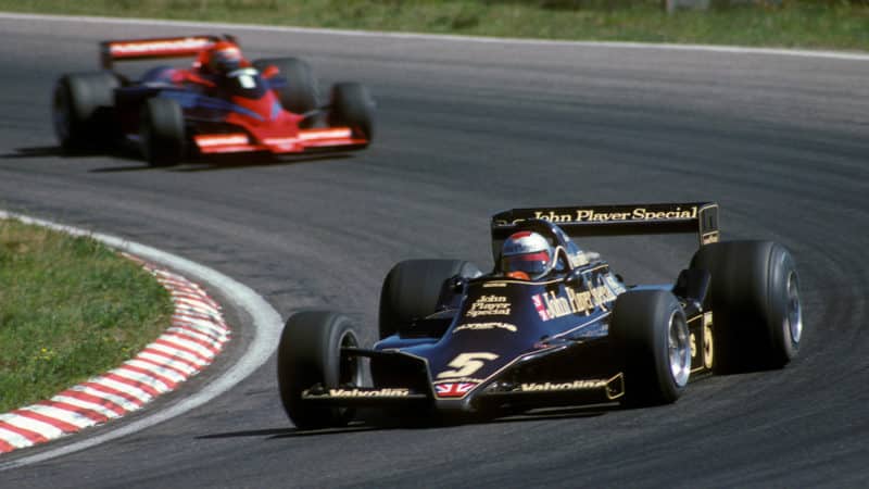 Mario Andretti at the 1978 Swedish Grand Prix