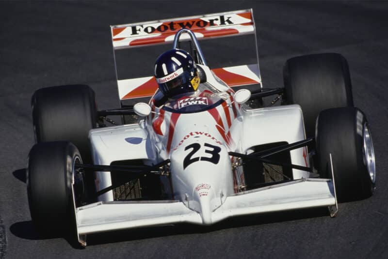 Damon Hill at Brands Hatch in 1989 F3000 round