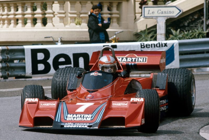 John Watson (Brabham) at the 1977 Monaco Grand Prix.