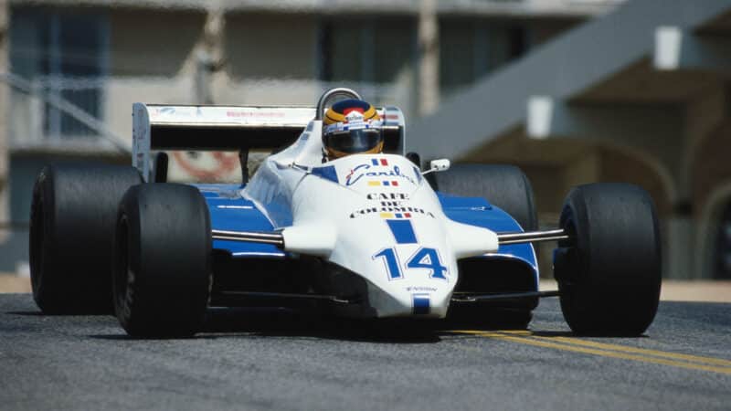 1982 Long Beach GP Ensign Roberto Guerrero