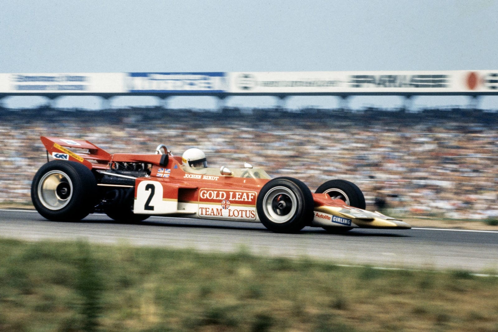 Lotus driver Jochen Rindt at the German Grand Prix