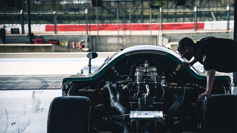 EMKA-Aston Martin Group C car v