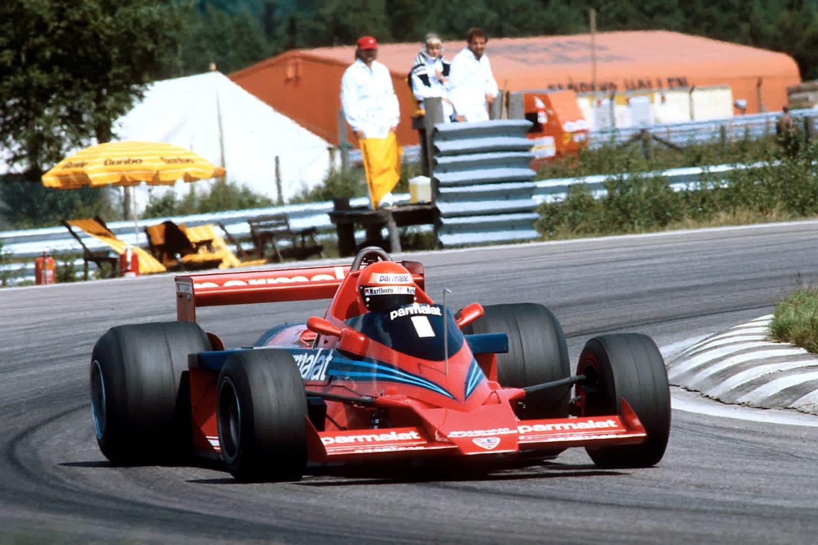 Niki Lauda (Brabham) at the 1978 Swedish Grand Prix, Anderstorp.