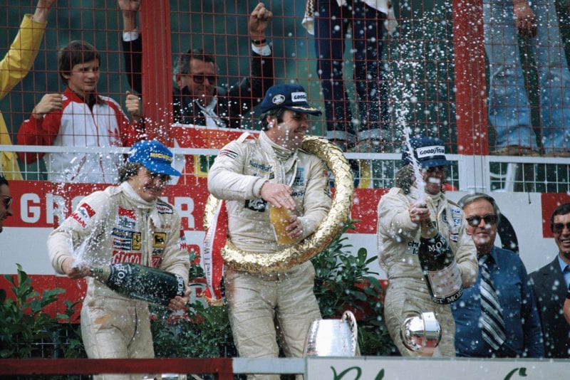 1979 Austrian GP podium