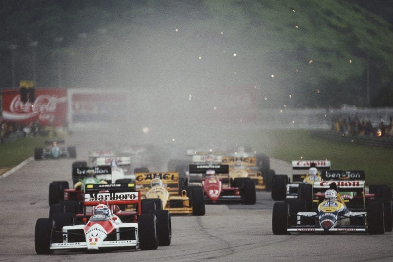1988 BRA GP start