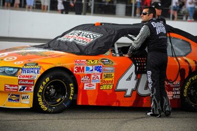 Eating dust in NASCAR