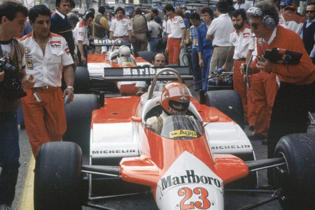 Andrea de Cesaris by Bruno Giacomelli