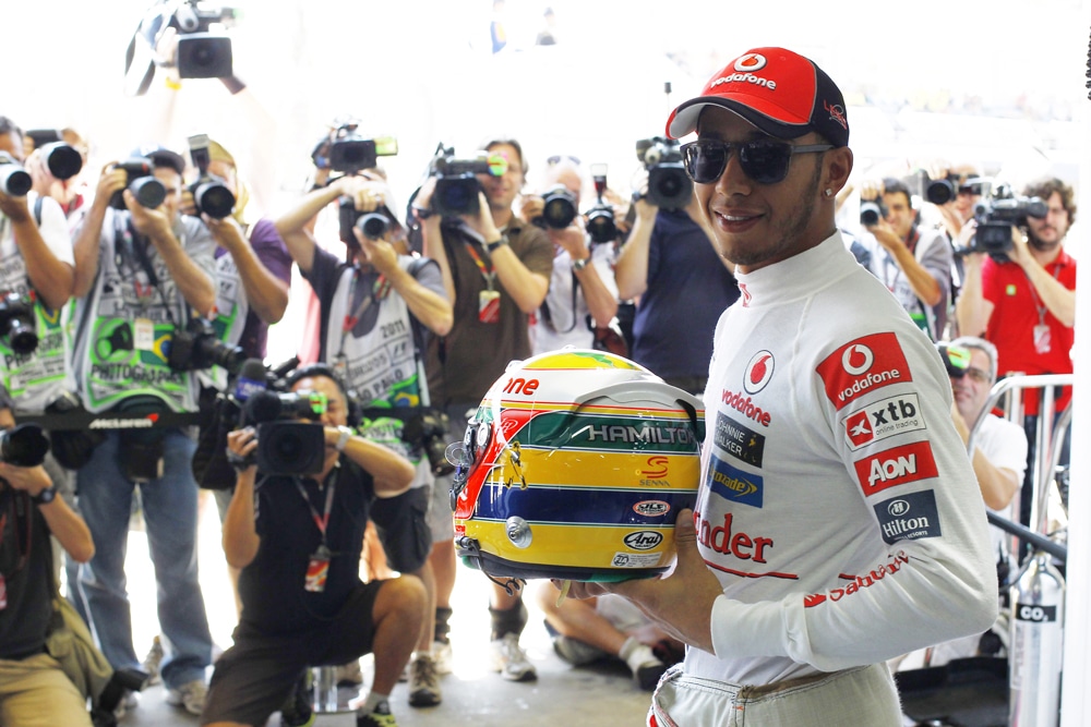 Hamilton nears Senna in the history books
