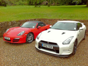 Nissan GT-R vs the Porsche Boxster