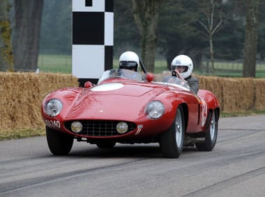 ‘Racing’ up the Goodwood hill