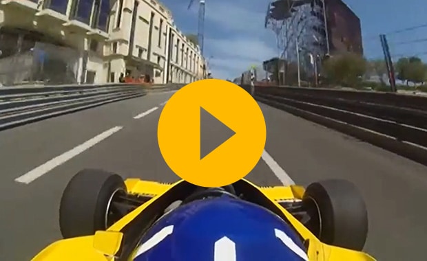 Damon Hill in Monaco
