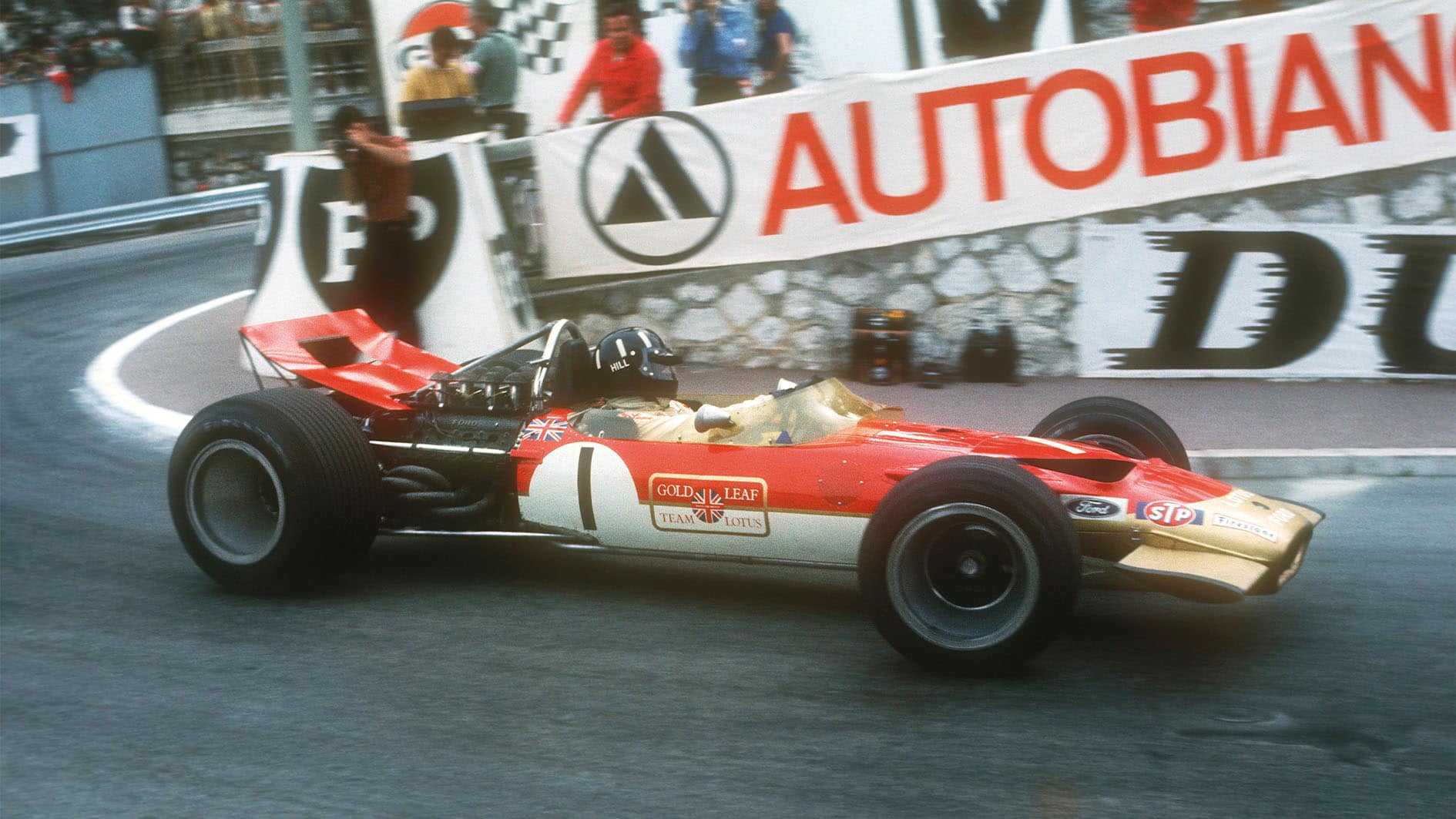 Graham Hill Lotus 1969 Monaco GP