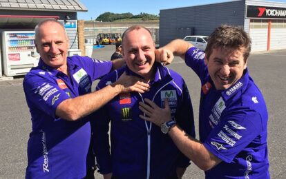 Inside the Rossi/Lorenzo garage