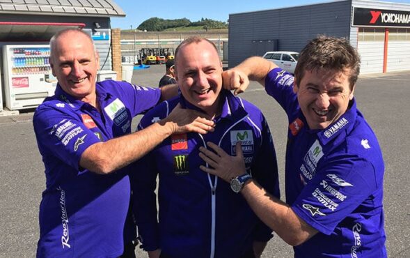 Inside the Rossi/Lorenzo garage