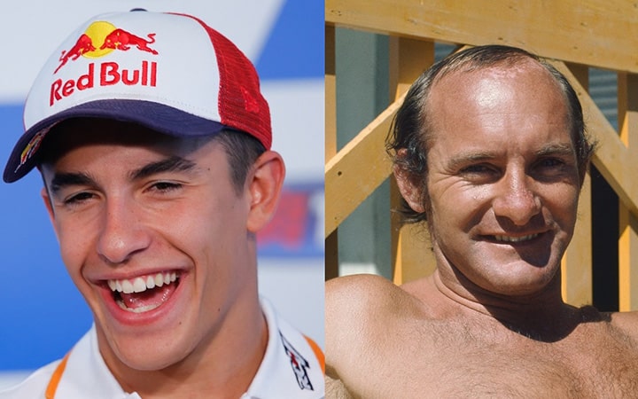 Márquez and Hailwood: different times