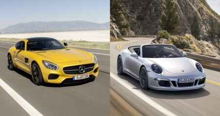 Mercedes AMG GT S vs Porsche 911 GTS
