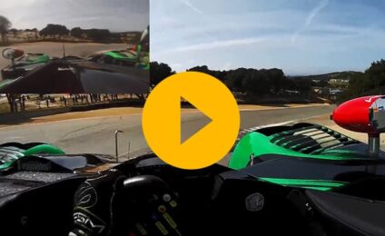 On-board at Laguna Seca