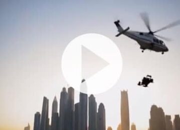 Donuts on the Burj Al Arab’s helipad