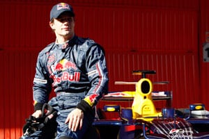 Sebastien Loeb tests the Red Bull
