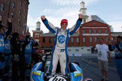 Pagenaud wins crashfest in Baltimore