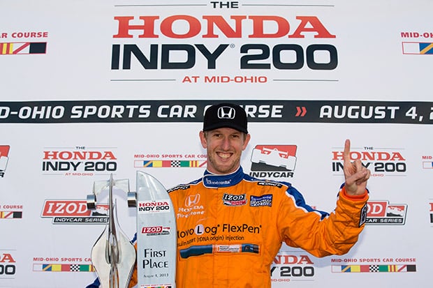 Charlie Kimball’s first IndyCar win